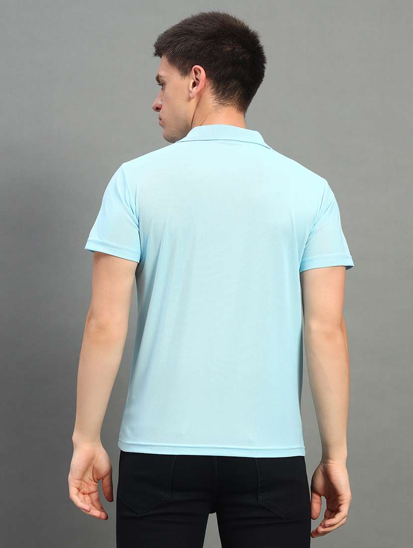 men solid short sleeve regular fit polo t-shirt - 22084675 -  Standard Image - 1