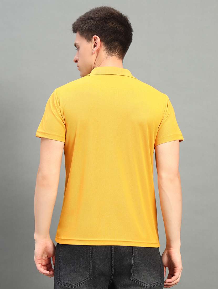 men solid short sleeve regular fit polo t-shirt - 22084678 -  Standard Image - 1