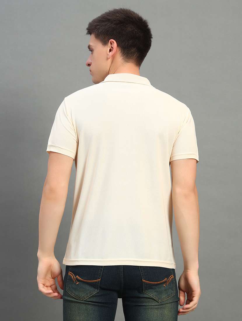 men solid short sleeve regular fit polo t-shirt - 22084687 -  Standard Image - 1