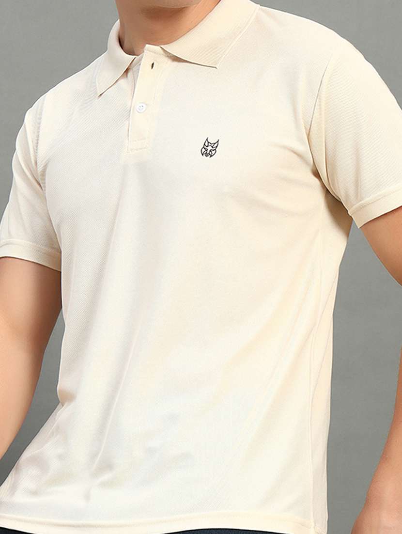 men solid short sleeve regular fit polo t-shirt - 22084687 -  Standard Image - 4
