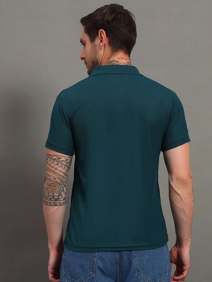 men printed short sleeve regular fit polo t-shirt - 22084710 -  Standard Image - 1