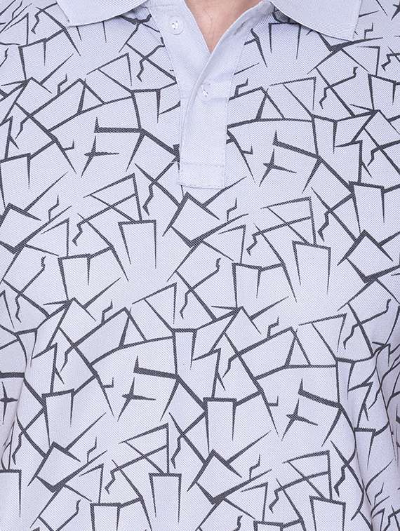 men printed short sleeve regular fit polo t-shirt - 22084717 -  Standard Image - 4