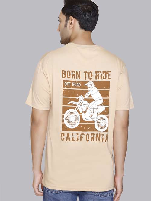 men back print round neck regular fit t-shirt - 22084728 -  Standard Image - 0