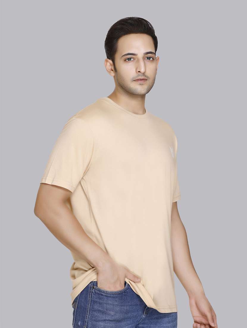 men back print round neck regular fit t-shirt - 22084728 -  Standard Image - 1