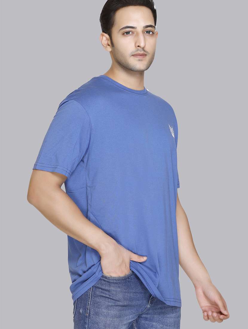 men back print round neck regular fit t-shirt - 22084730 -  Standard Image - 1
