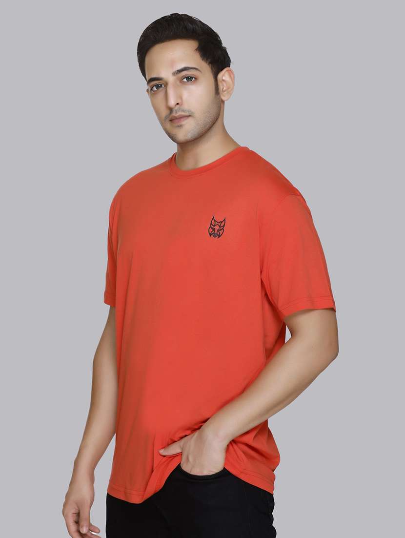 men back print round neck regular fit t-shirt - 22084738 -  Standard Image - 1