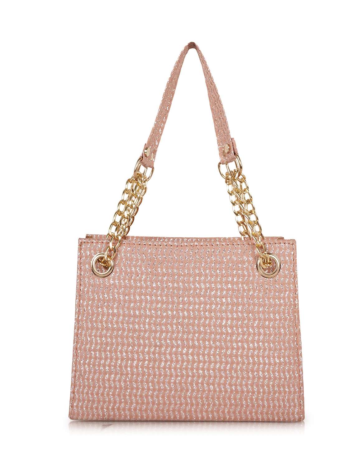 quilted pink polyester party handbag - 22084800 -  Standard Image - 1