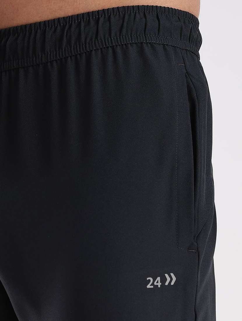 men solid mid rise full length track pant - 22085092 -  Standard Image - 4