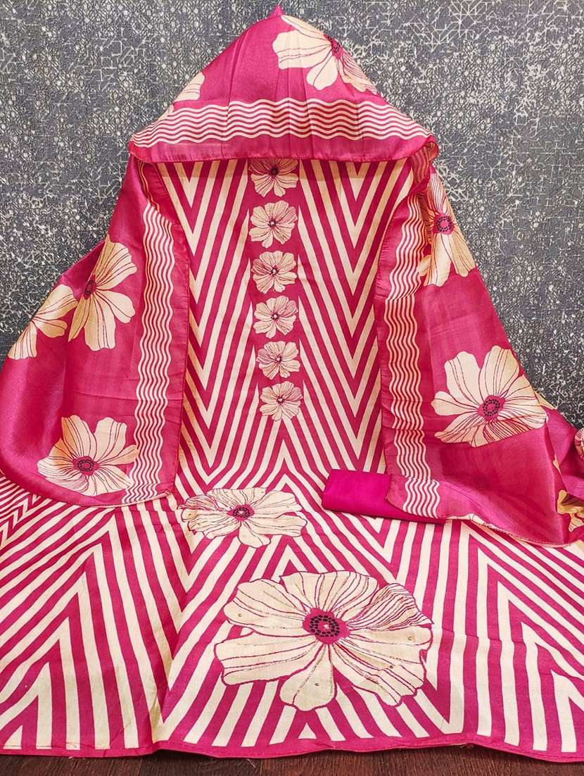 women printed unstitched suit set - 22085120 -  Standard Image - 1
