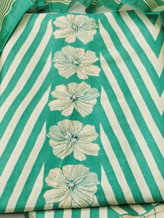 women printed unstitched suit set - 22085122 -  Standard Image - 4