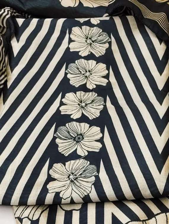 women printed unstitched suit set - 22085123 -  Standard Image - 4