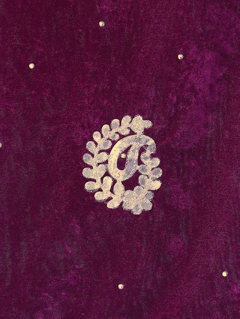 velvet paisley embroidered festive wear dupatta - 22085229 -  Standard Image - 4