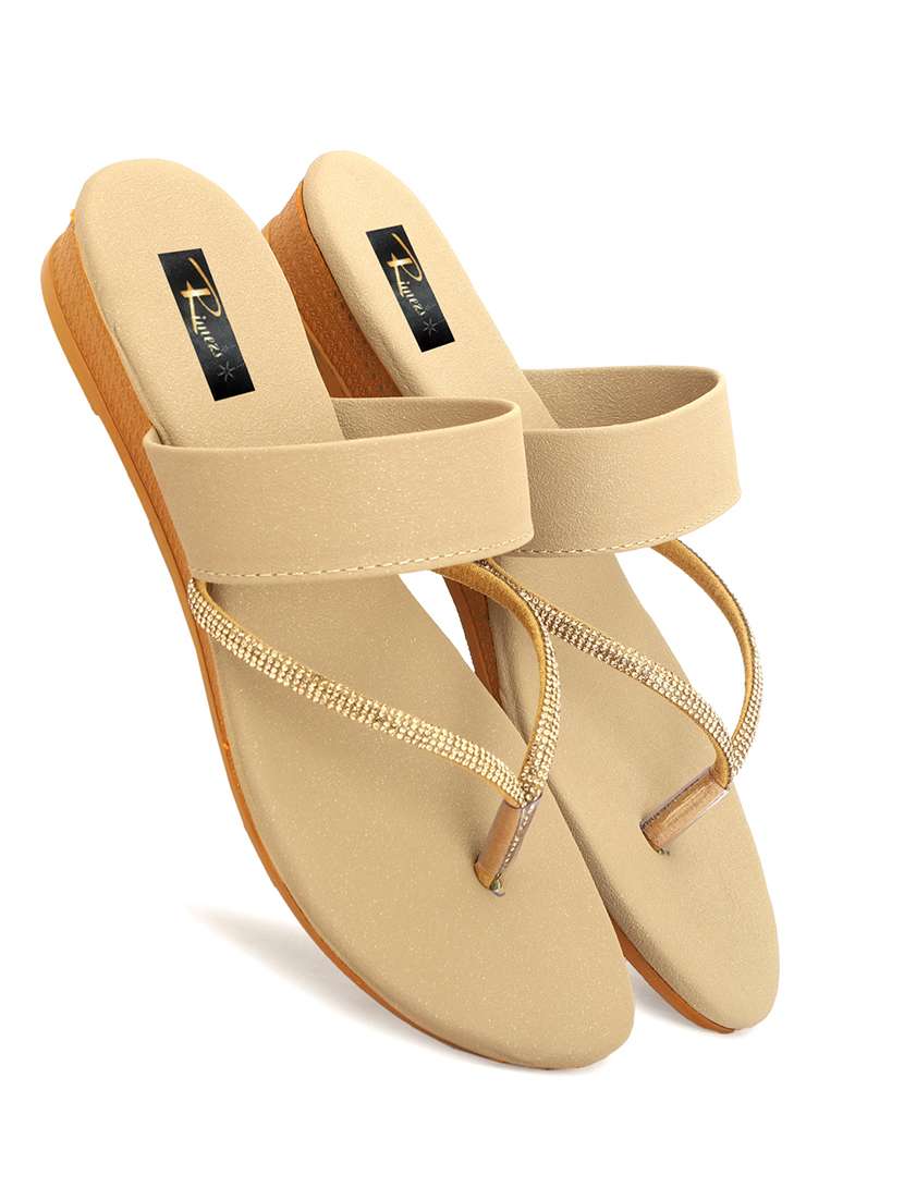 women solid slip on flat sandals - 22085251 - Standard Image - 1