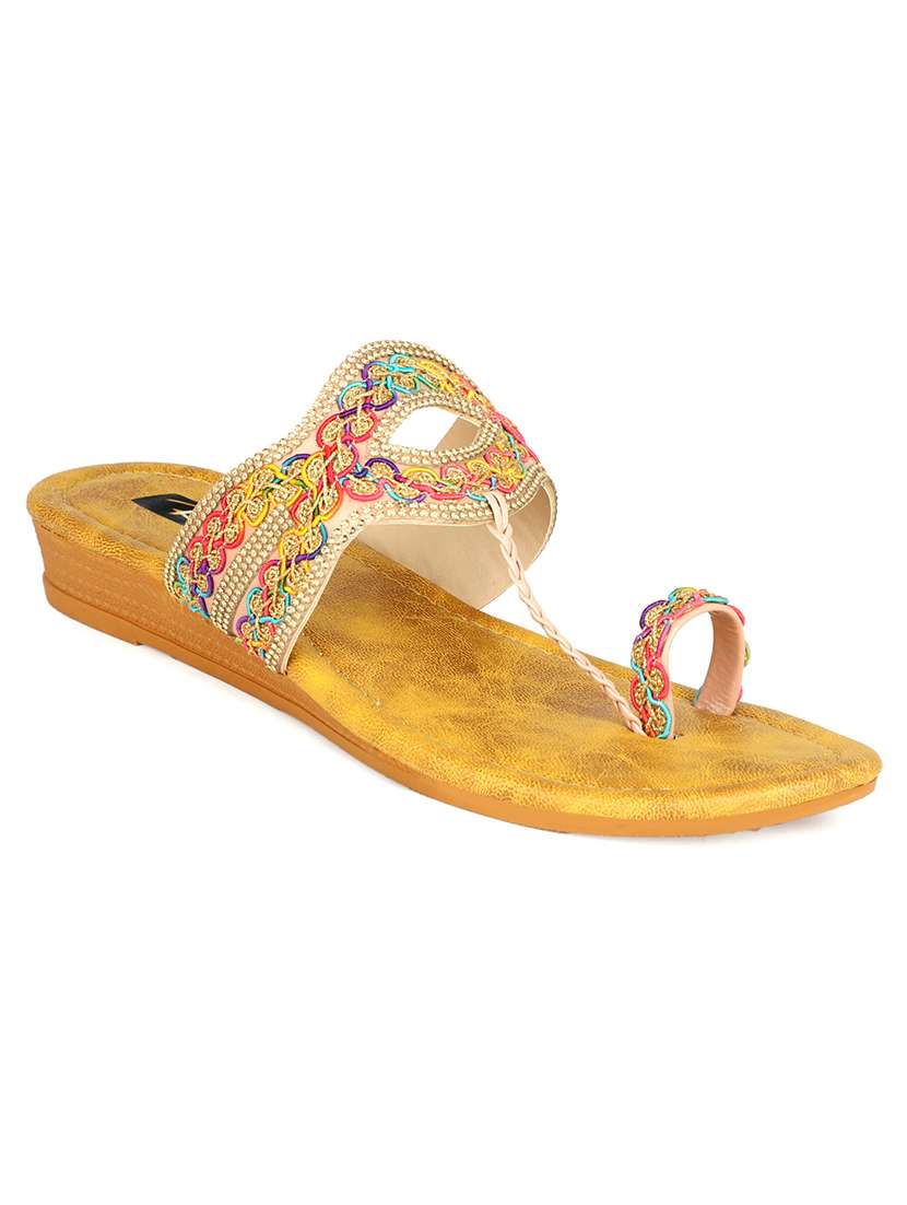 women one toe slip on flat sandals - 22085261 - Zoom Image - 0