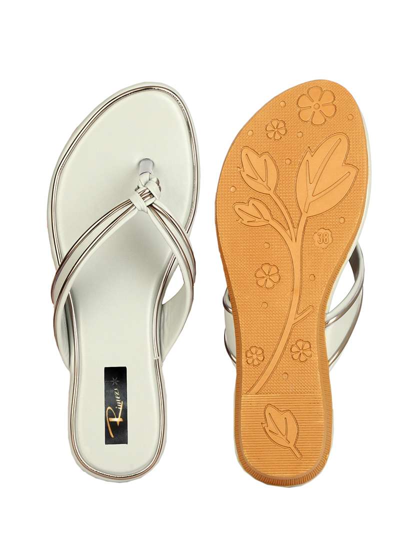 women solid slip on flat sandals - 22085265 - Standard Image - 4