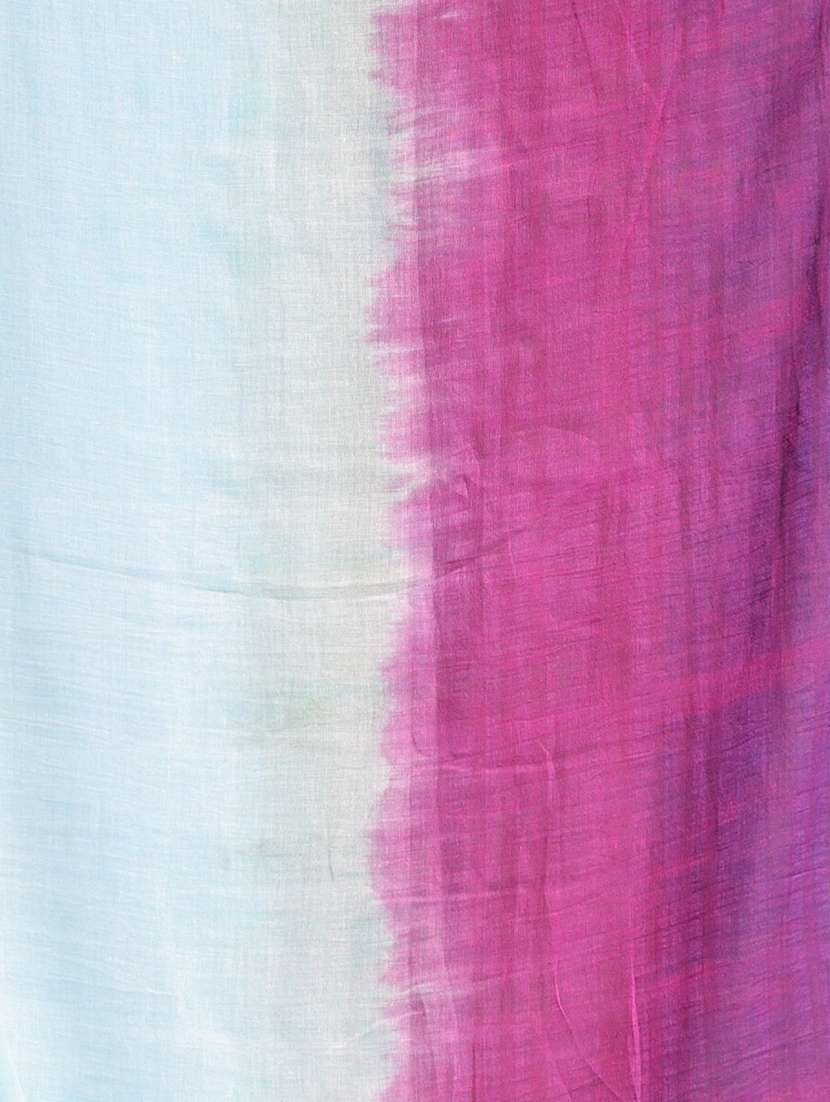 women ombre printed saree with blouse - 22085853 - Standard Image - 4