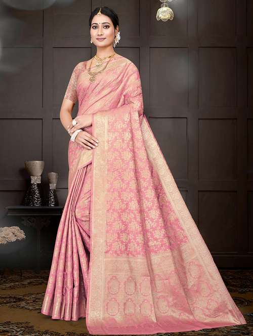 women self design banarasi saree with blouse - 22085908 - Standard Image - 0
