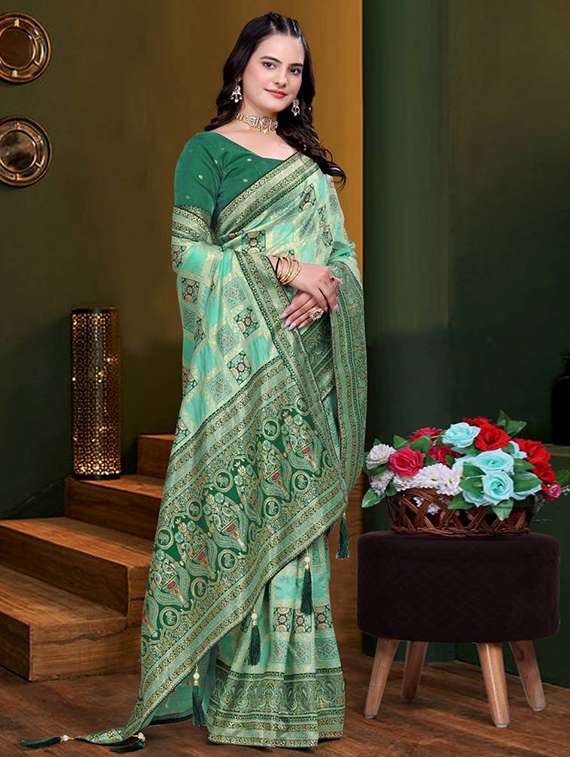 women self design banarasi saree with blouse - 22085913 - Standard Image - 1