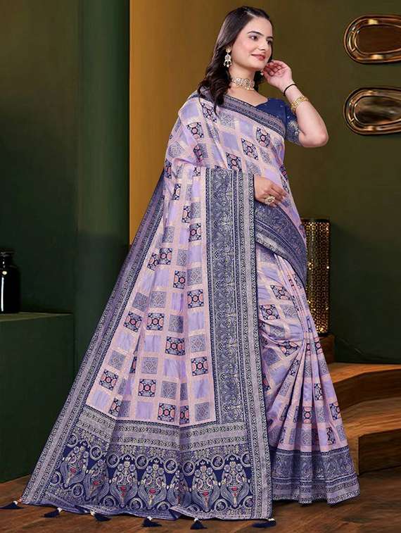 women self design banarasi saree with blouse - 22085914 - Standard Image - 1