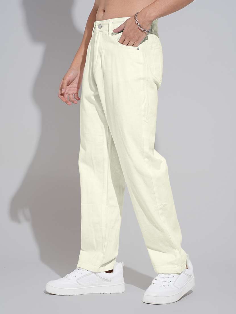 men solid mid rise full length jean - 22085972 -  Standard Image - 1