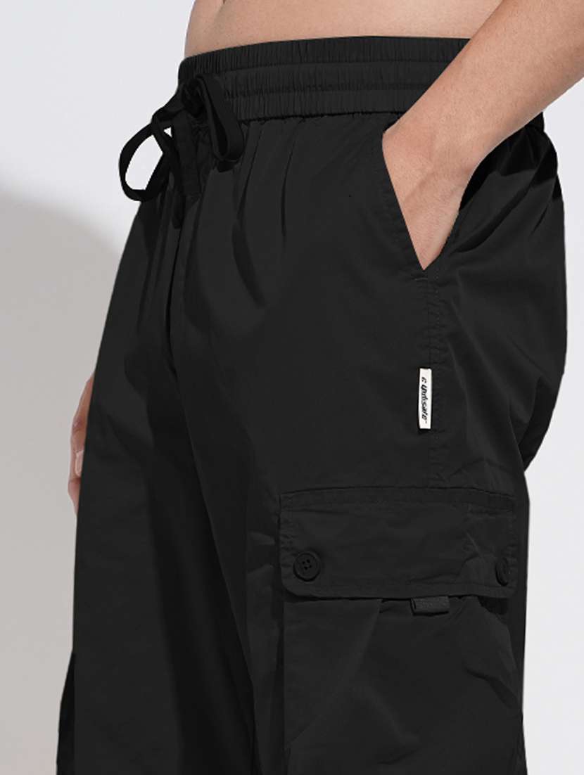 men solid low rise regular fit jogger - 22085987 -  Standard Image - 4