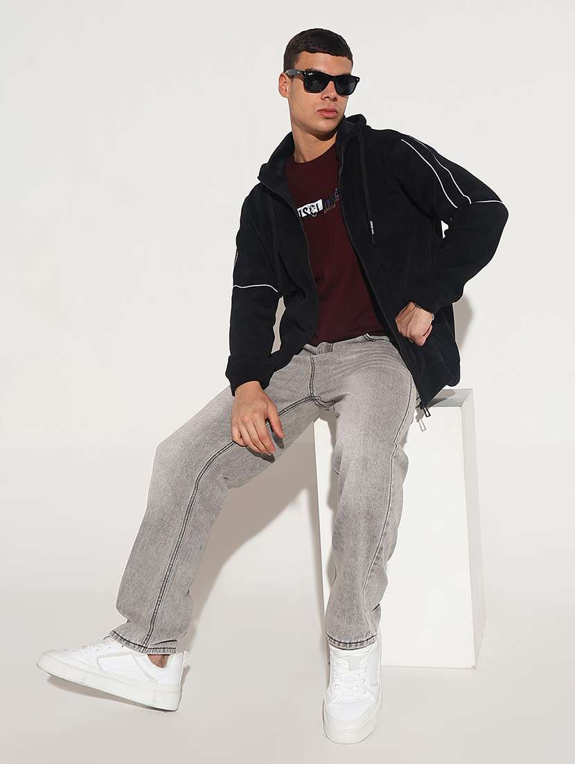 men solid long sleeve regular fit sweatshirt - 22086009 -  Standard Image - 4