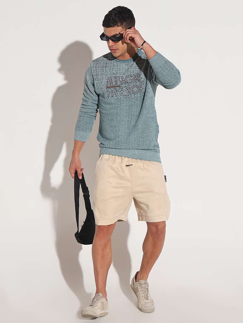 men typographic long sleeve regular fit pullover - 22086019 -  Standard Image - 4