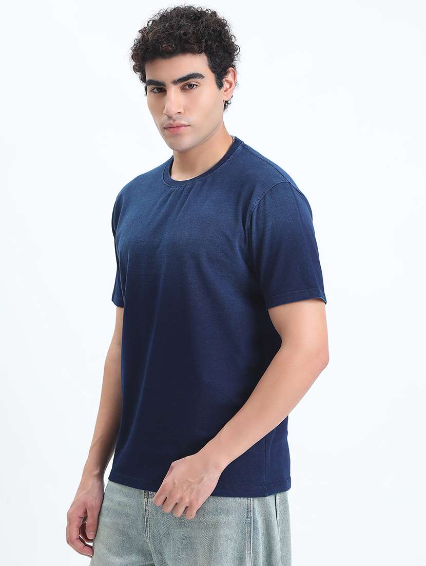 men ombre short sleeve regular fit t-shirt - 22086125 -  Standard Image - 1