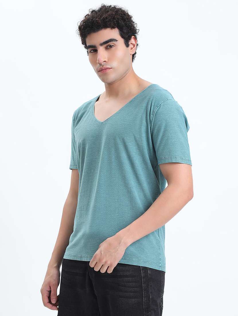 men solid short sleeve regular fit t-shirt - 22086128 - Standard Image - 1