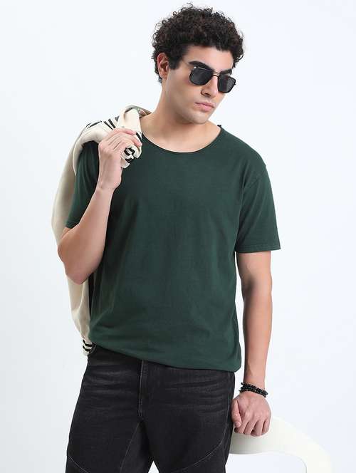 men solid short sleeve regular fit t-shirt - 22086137 -  Standard Image - 0