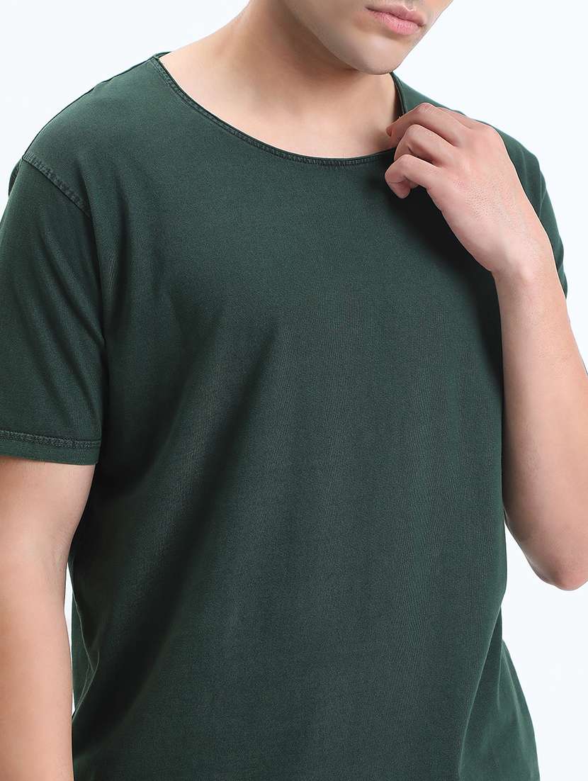 men solid short sleeve regular fit t-shirt - 22086137 -  Standard Image - 4