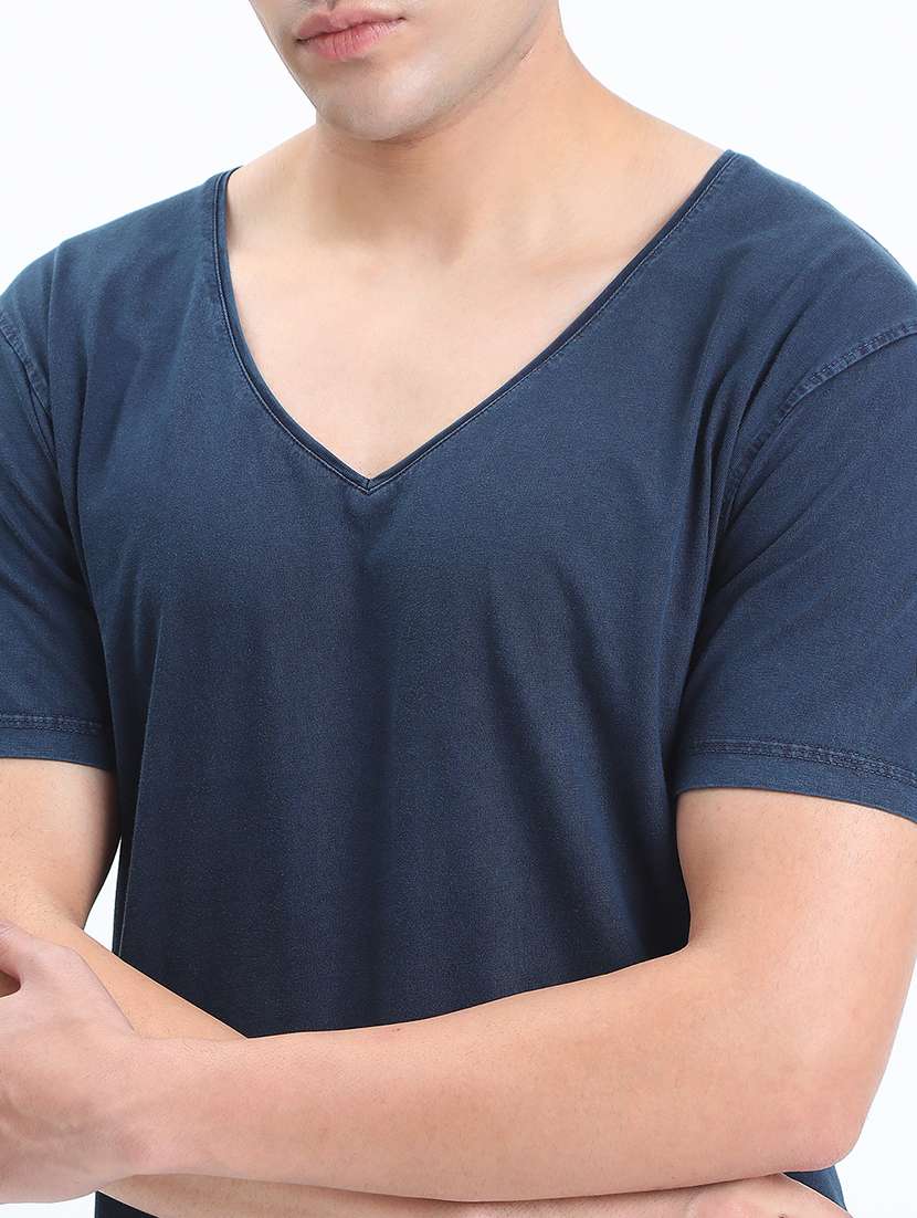 men solid short sleeve regular fit t-shirt - 22086138 - Standard Image - 4