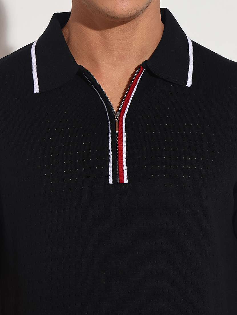 men solid short sleeve regular fit polo t-shirt - 22086159 - Standard Image - 4