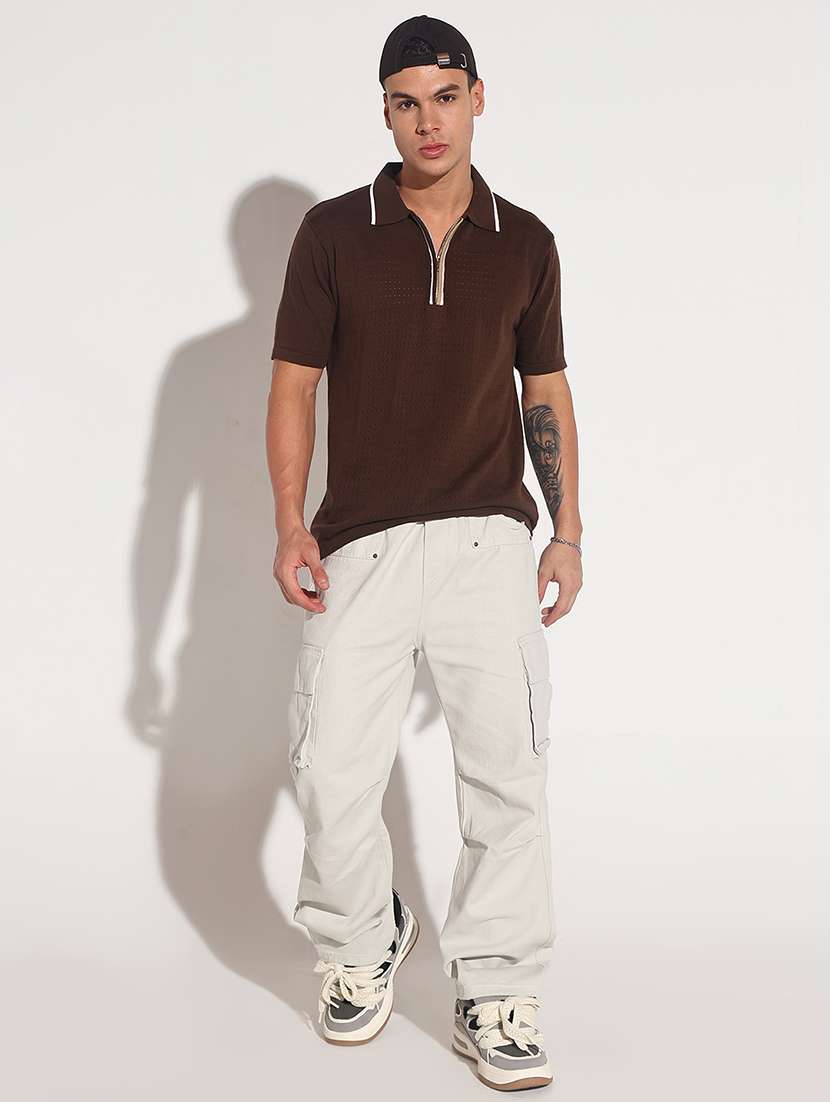 men solid short sleeve regular fit polo t-shirt - 22086161 -  Standard Image - 4