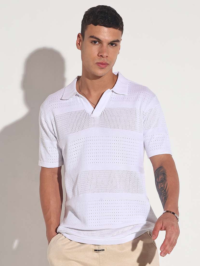 men self design short sleeve regular fit polo t-shirt - 22086166 -  Standard Image - 1
