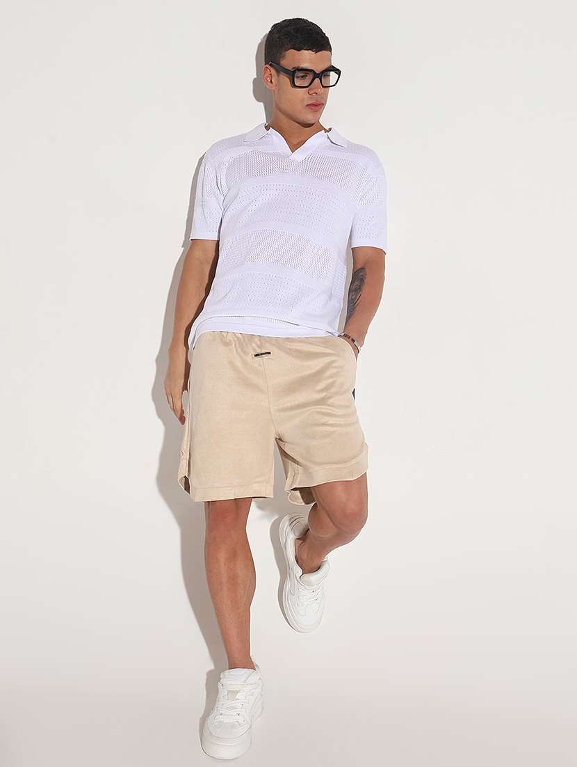 men self design short sleeve regular fit polo t-shirt - 22086166 -  Standard Image - 4