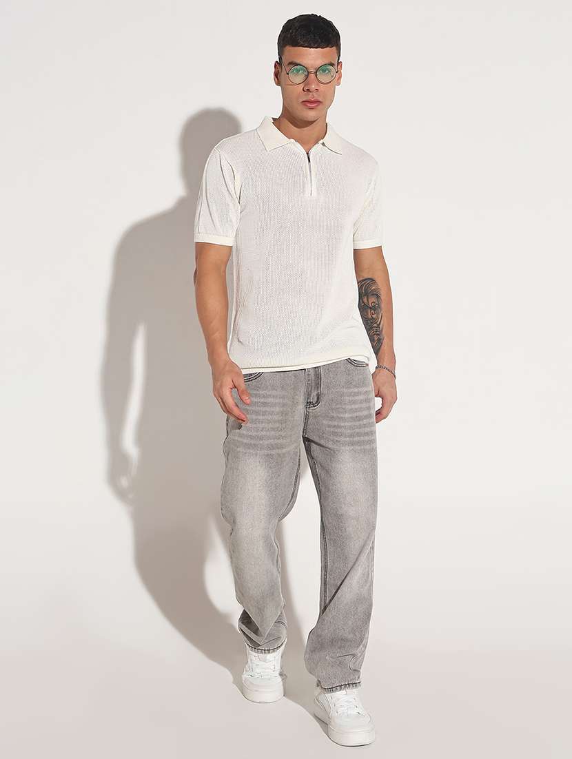 men self design short sleeve regular fit polo t-shirt - 22086167 -  Standard Image - 4