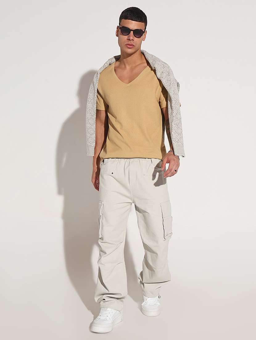 men solid short sleeve regular fit t-shirt - 22086170 -  Standard Image - 6