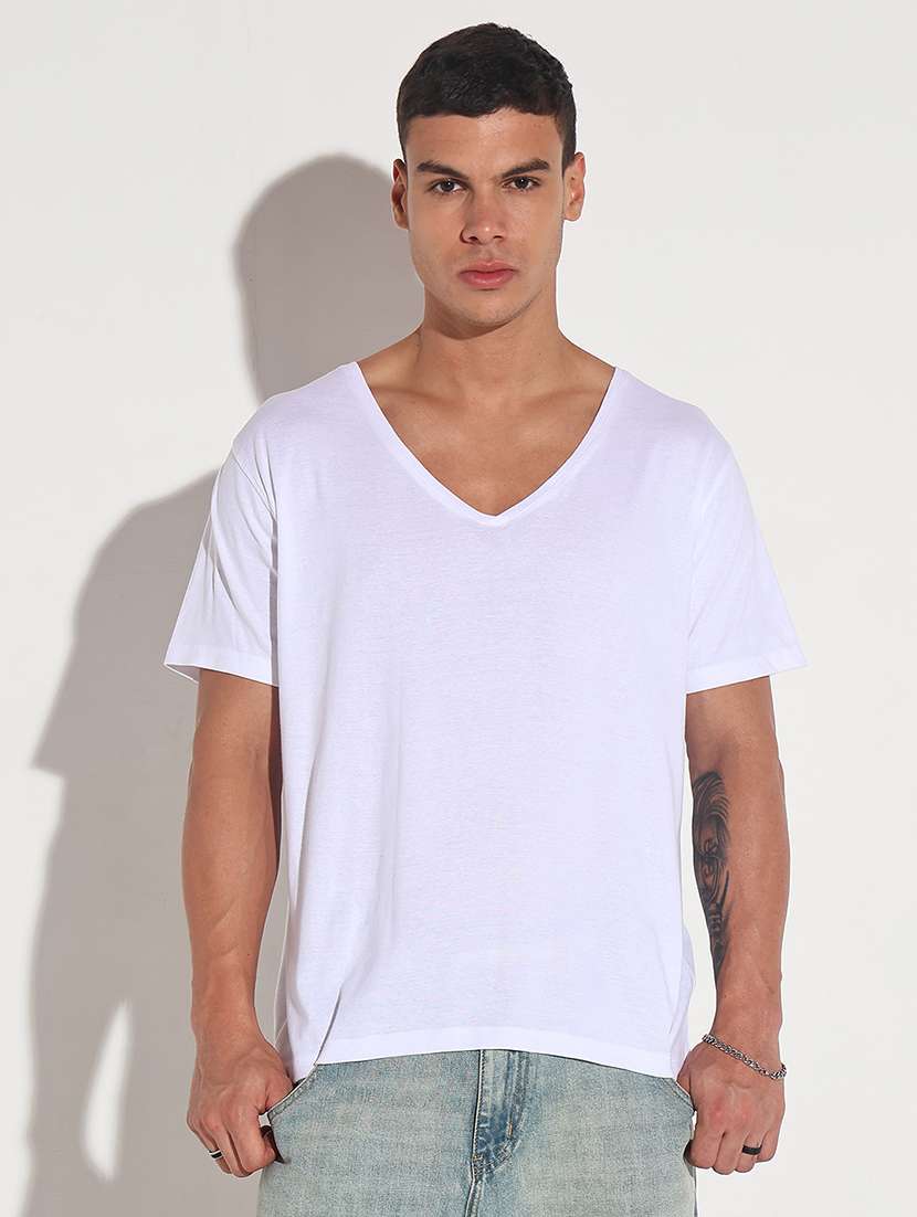 men solid short sleeve regular fit t-shirt - 22086173 - Standard Image - 1
