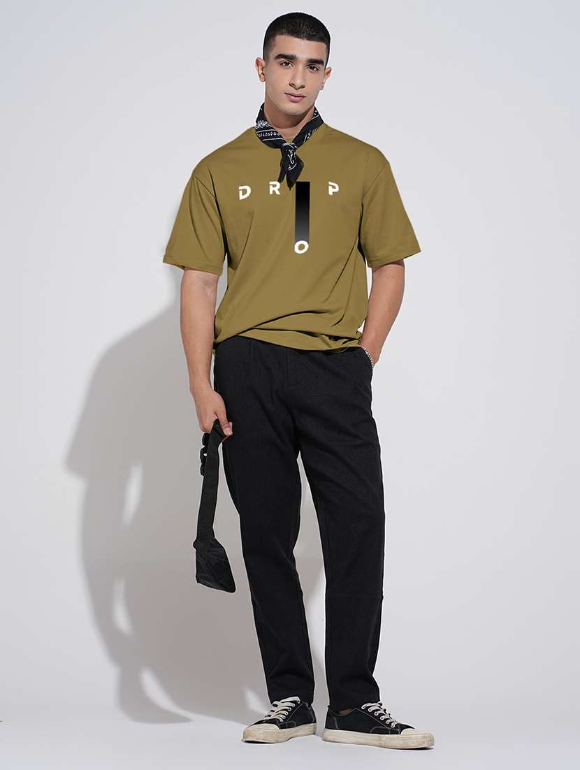 men chest print short sleeve regular fit t-shirt - 22086181 -  Standard Image - 4