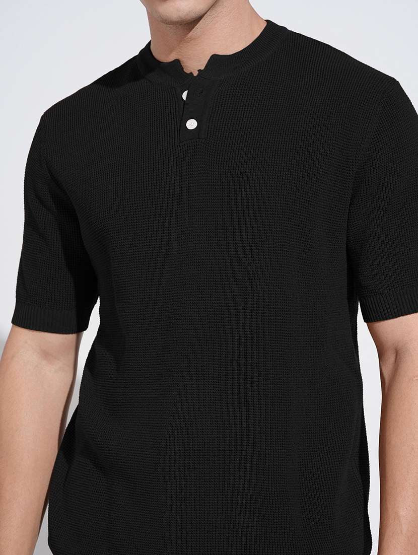 men solid short sleeve regular fit t-shirt - 22086182 - Standard Image - 4