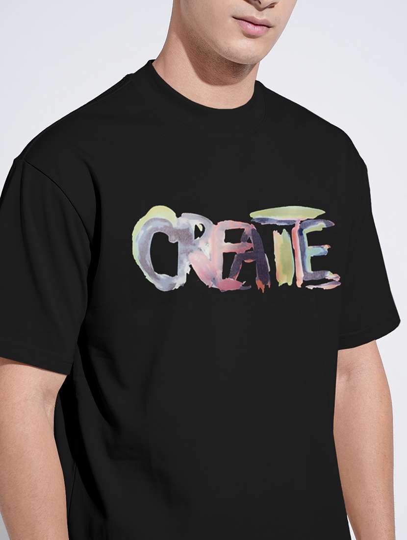 men chest print short sleeve regular fit t-shirt - 22086190 -  Standard Image - 4