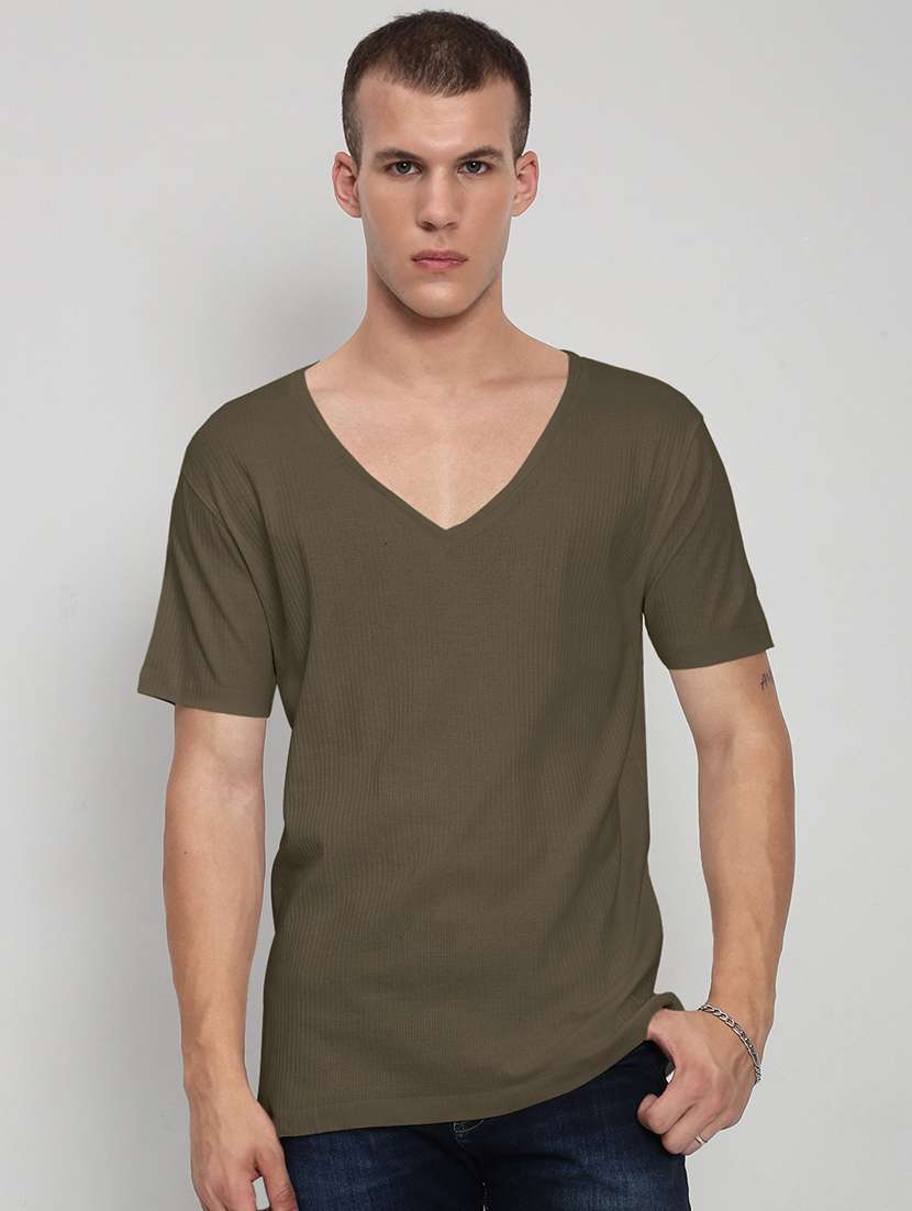 men solid short sleeve regular fit t-shirt - 22086199 -  Standard Image - 1
