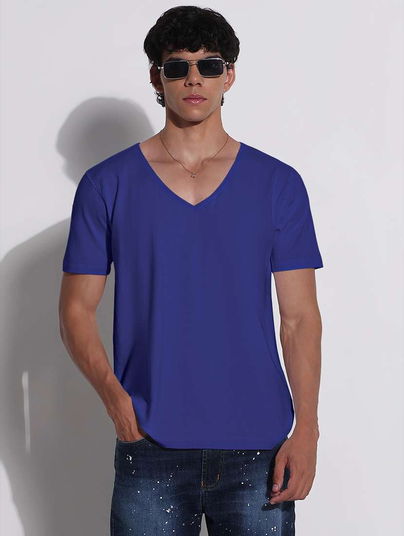men solid short sleeve regular fit t-shirt - 22086203 -  Standard Image - 1