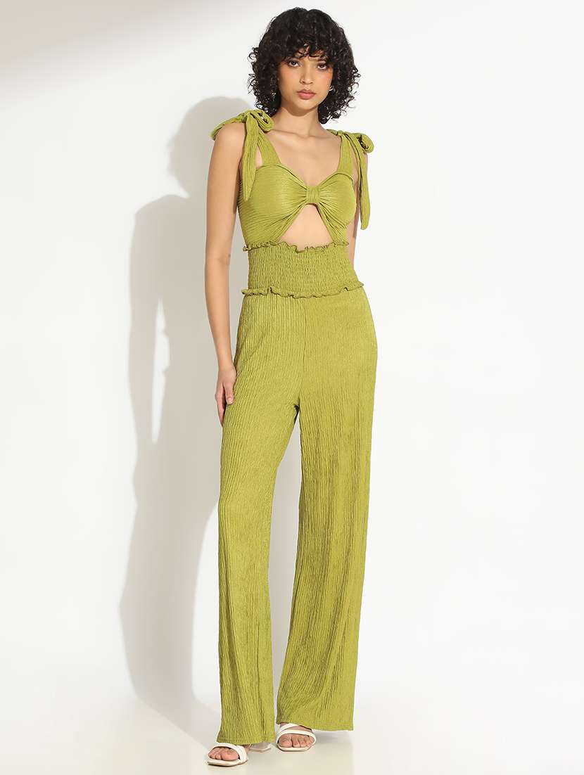 women soldi shoulder strap cut out jumpsuit - 22086214 -  Standard Image - 1