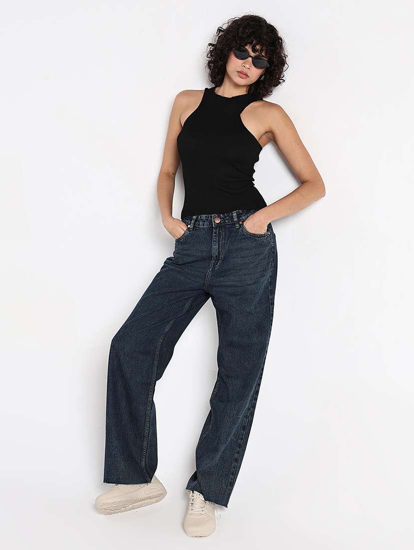 women black solid sleeveless tank top - 22086359 -  Standard Image - 6