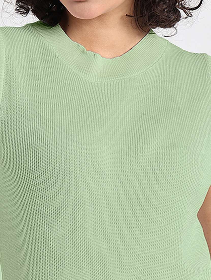 women solid sleeveless regular top - 22086392 -  Standard Image - 4