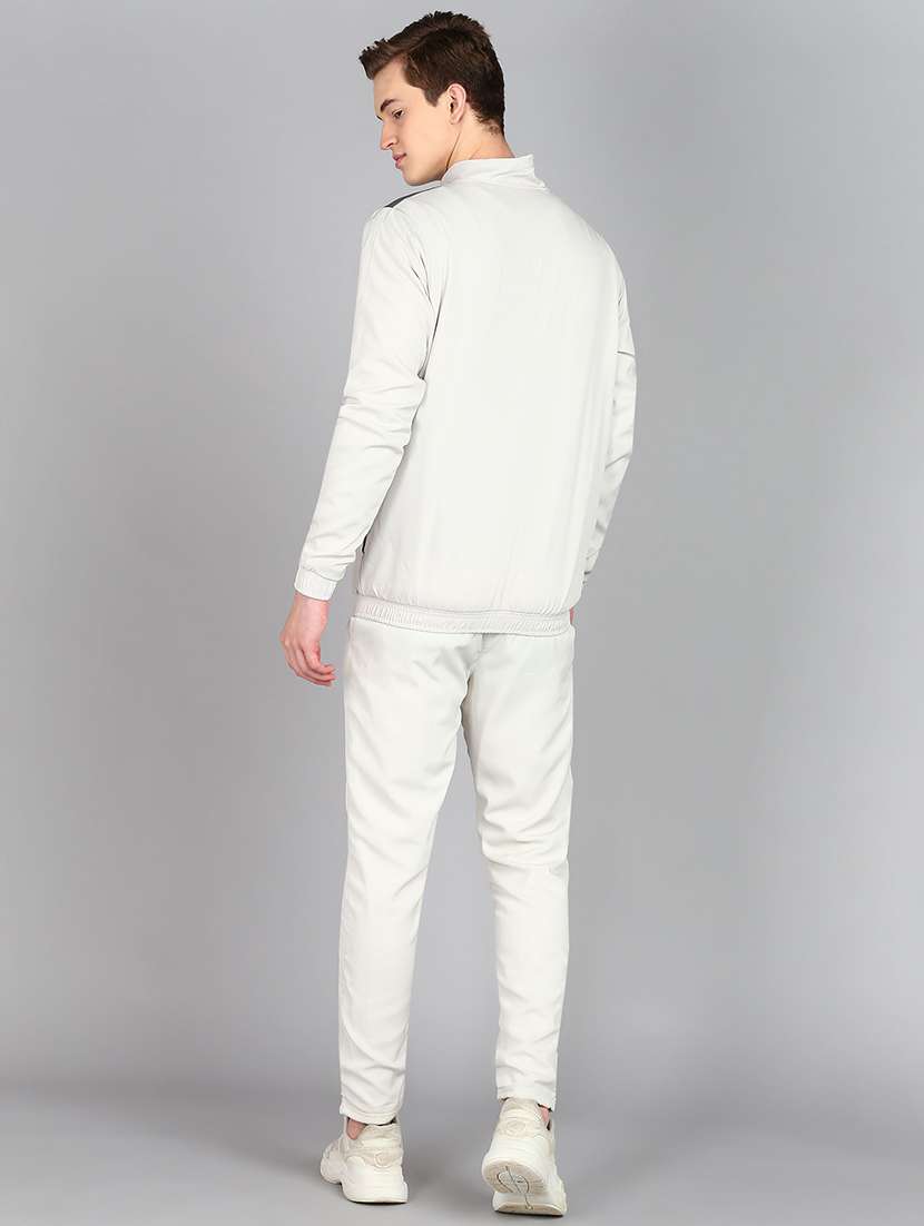 men color block long sleeve full length track suit - 22086410 -  Standard Image - 1