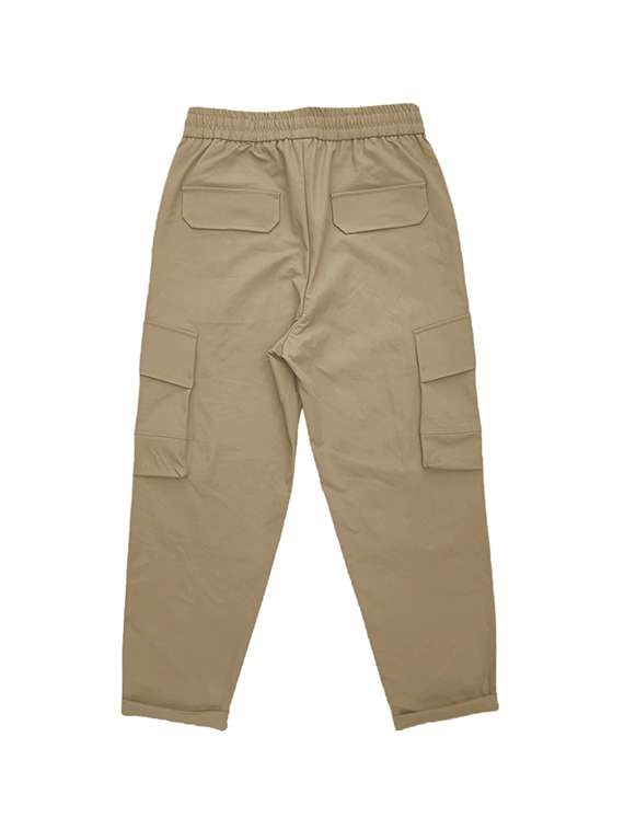 men solid mid rise regular fit cargo - 22086494 -  Standard Image - 1
