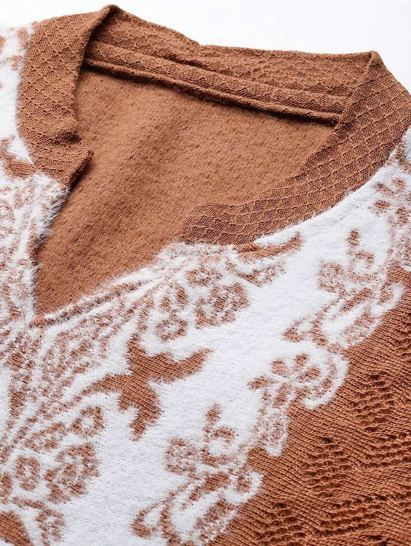 women self design long sleeve kurta pant with dupatta set - 22086509 - Standard Image - 4